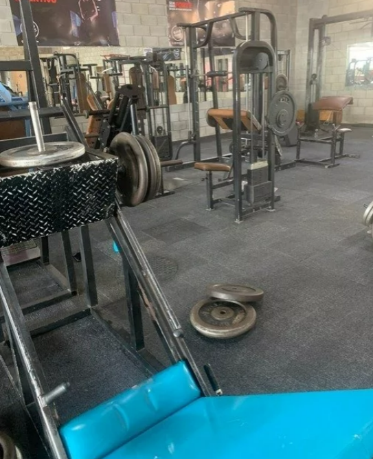 Imagem da estrutura da academia