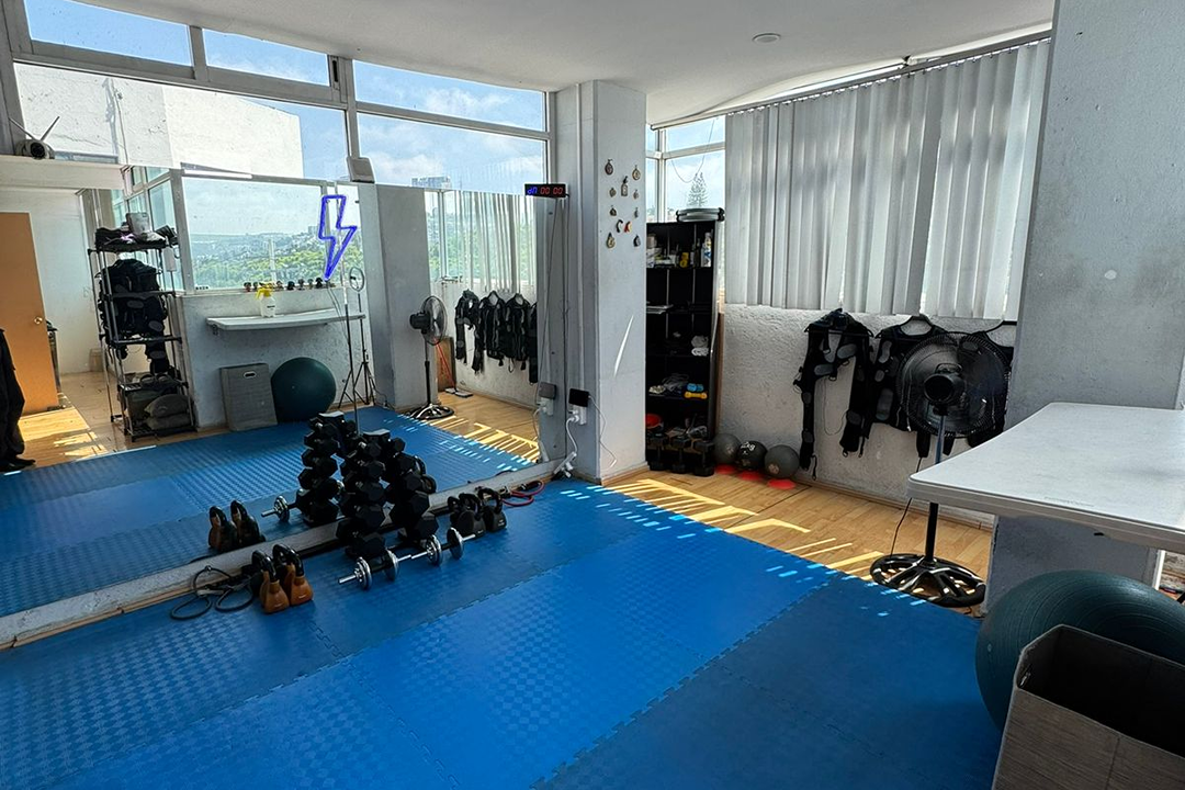 Imagem da estrutura da academia