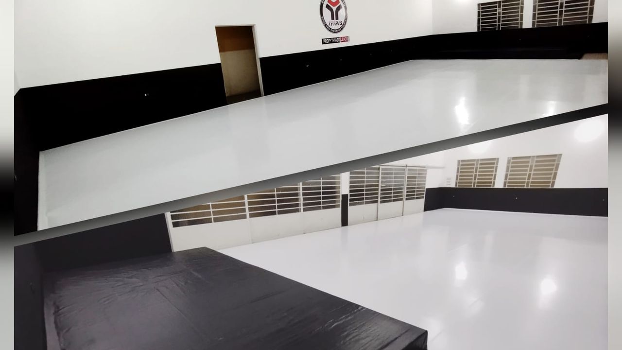 Imagem da estrutura da academia