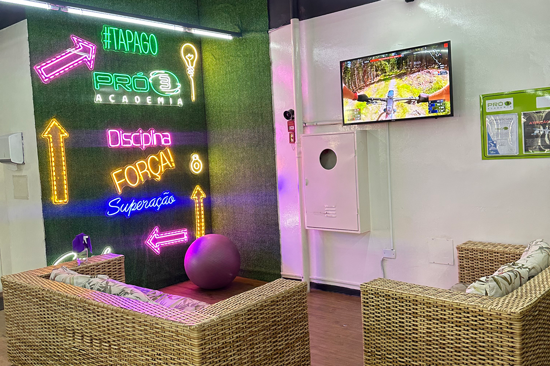 Imagem da estrutura da academia