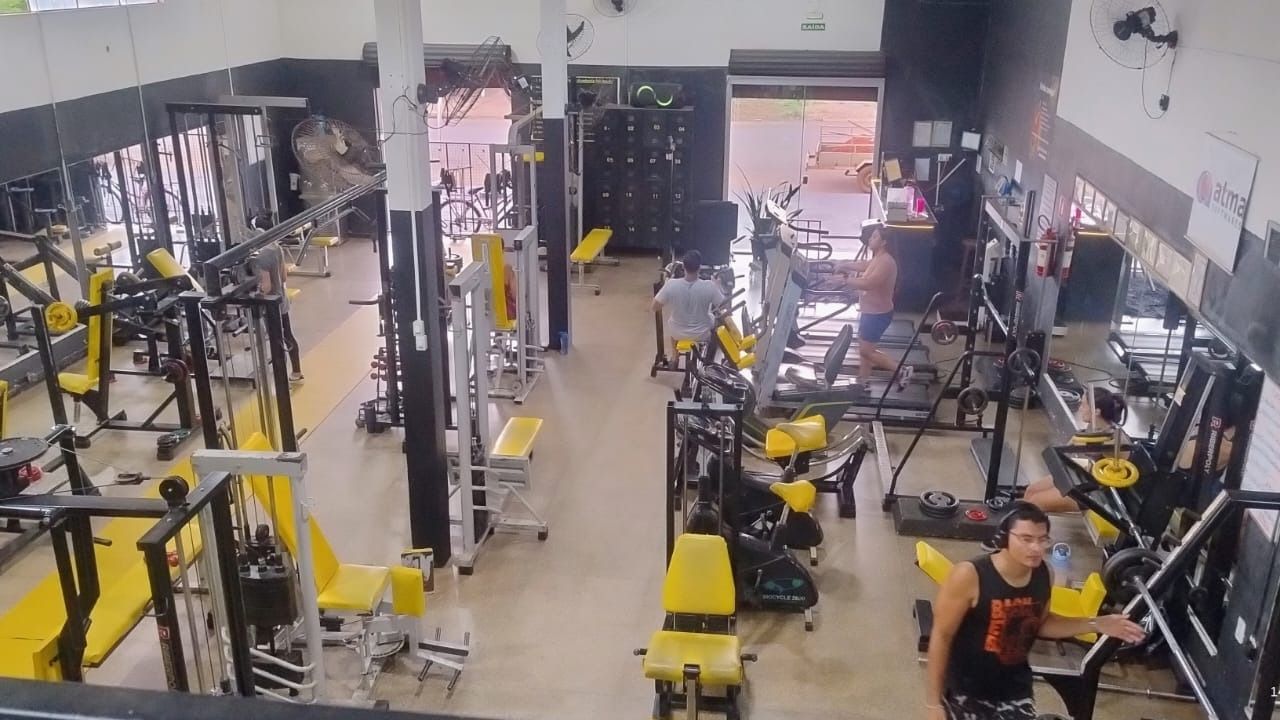 Imagem da estrutura da academia