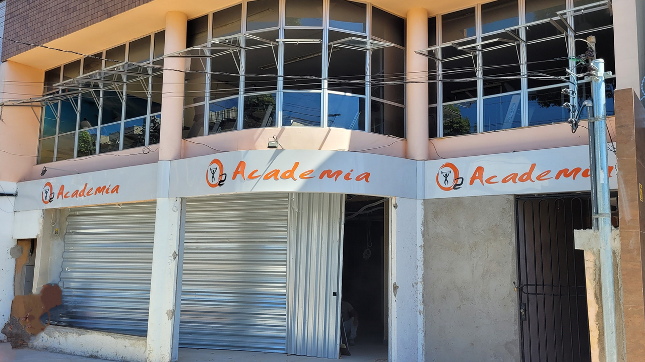 Imagem da estrutura da academia