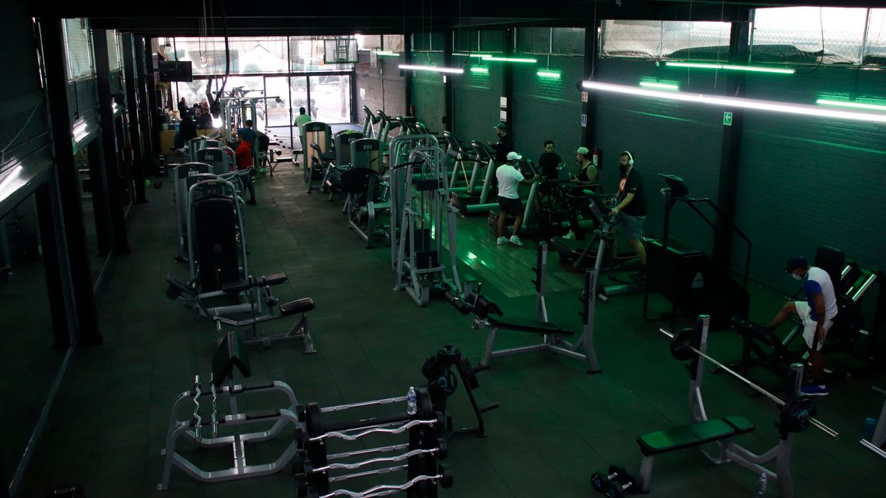 Imagem da estrutura da academia