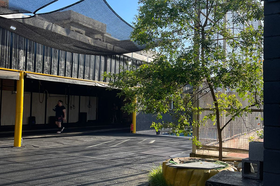 Imagem da estrutura da academia