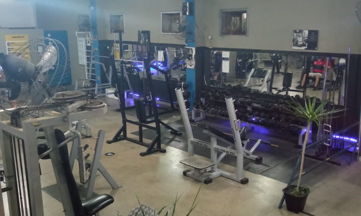 Imagem da estrutura da academia