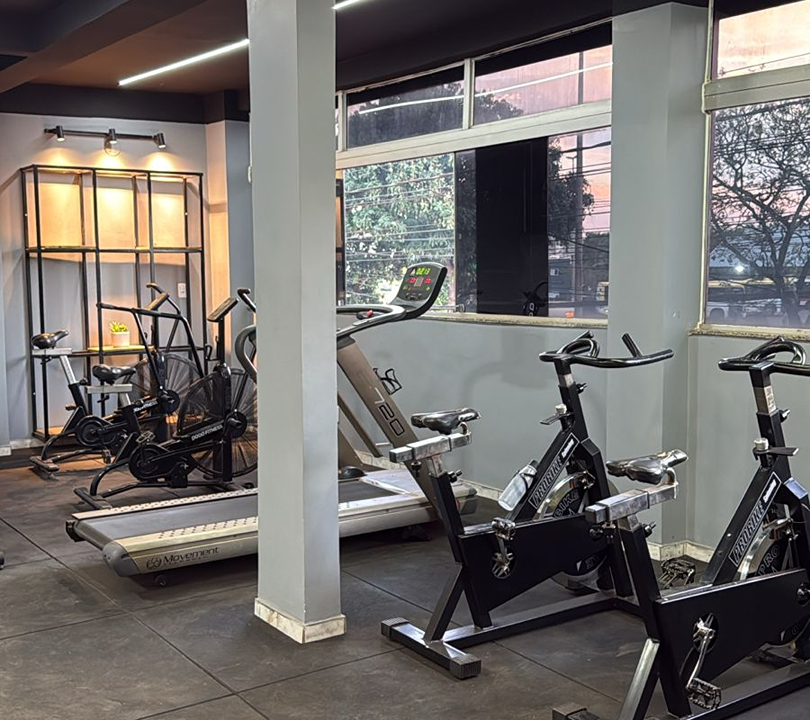 Imagem da estrutura da academia