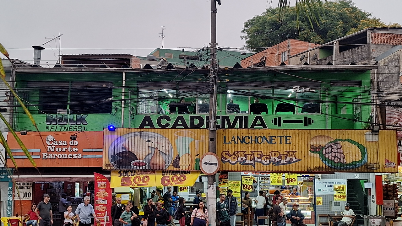 Imagem da estrutura da academia