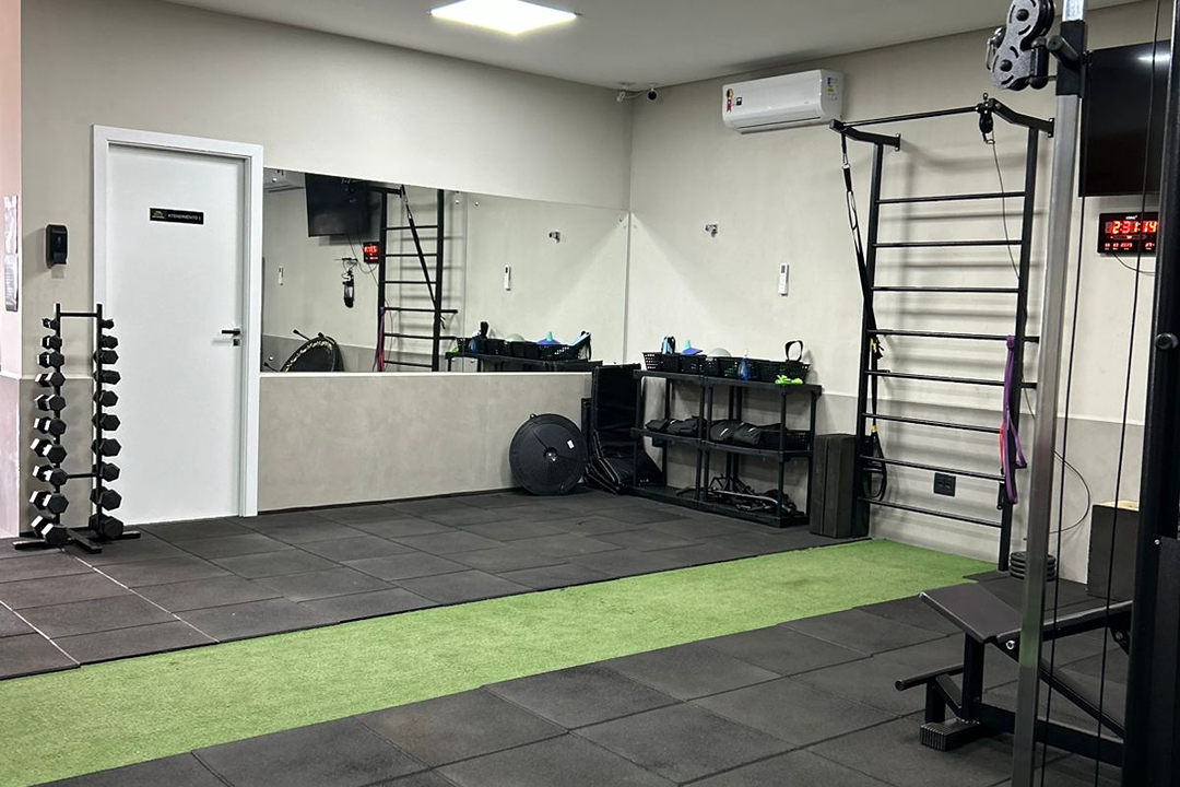 Imagem da estrutura da academia