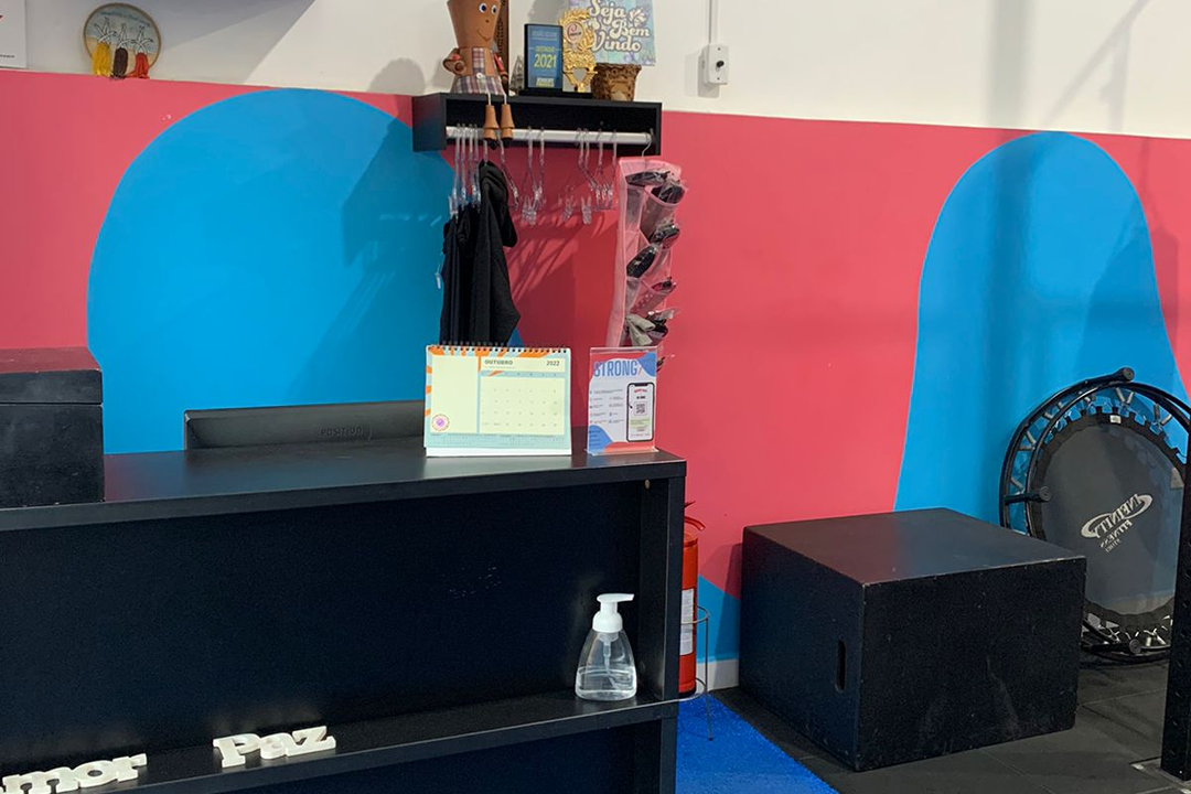 Imagem da estrutura da academia