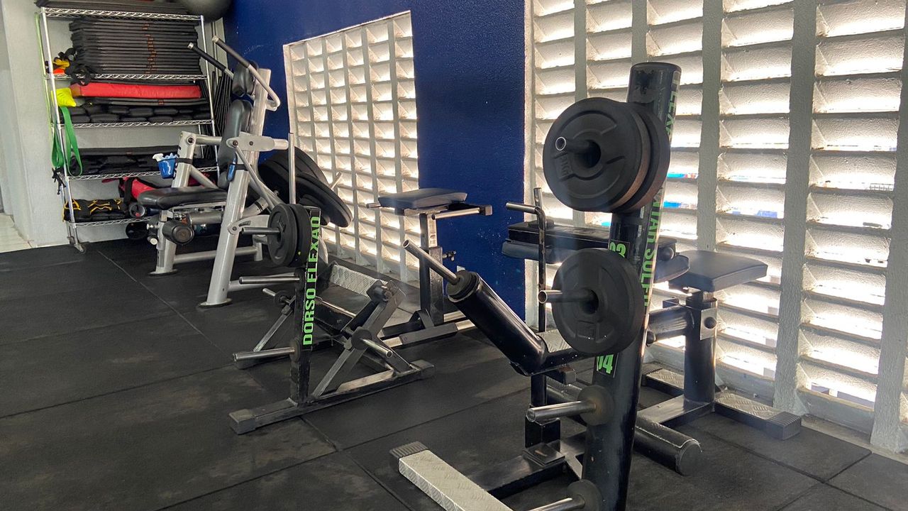 Imagem da estrutura da academia