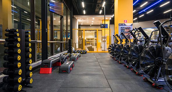 Imagem da estrutura da academia