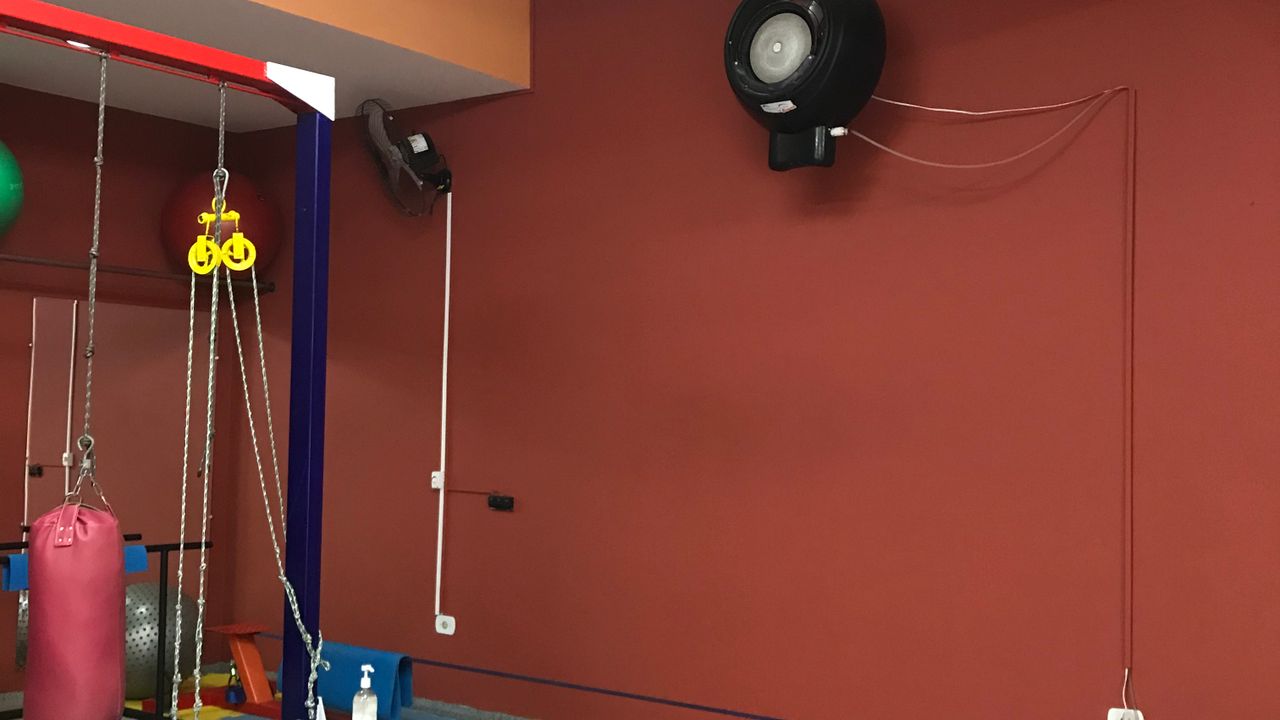 Imagem da estrutura da academia