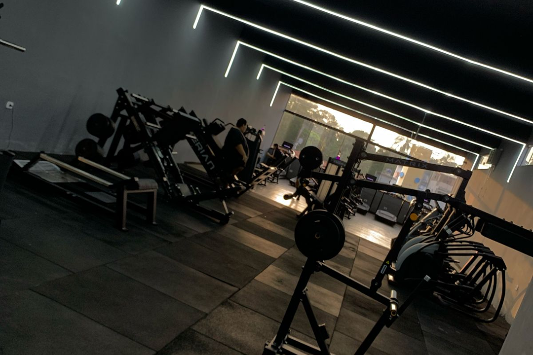 Imagem da estrutura da academia