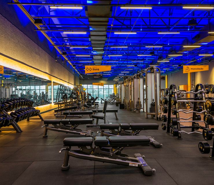 Imagem da estrutura da academia