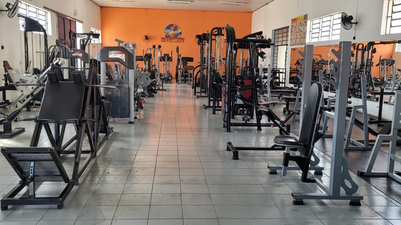 Imagem da estrutura da academia