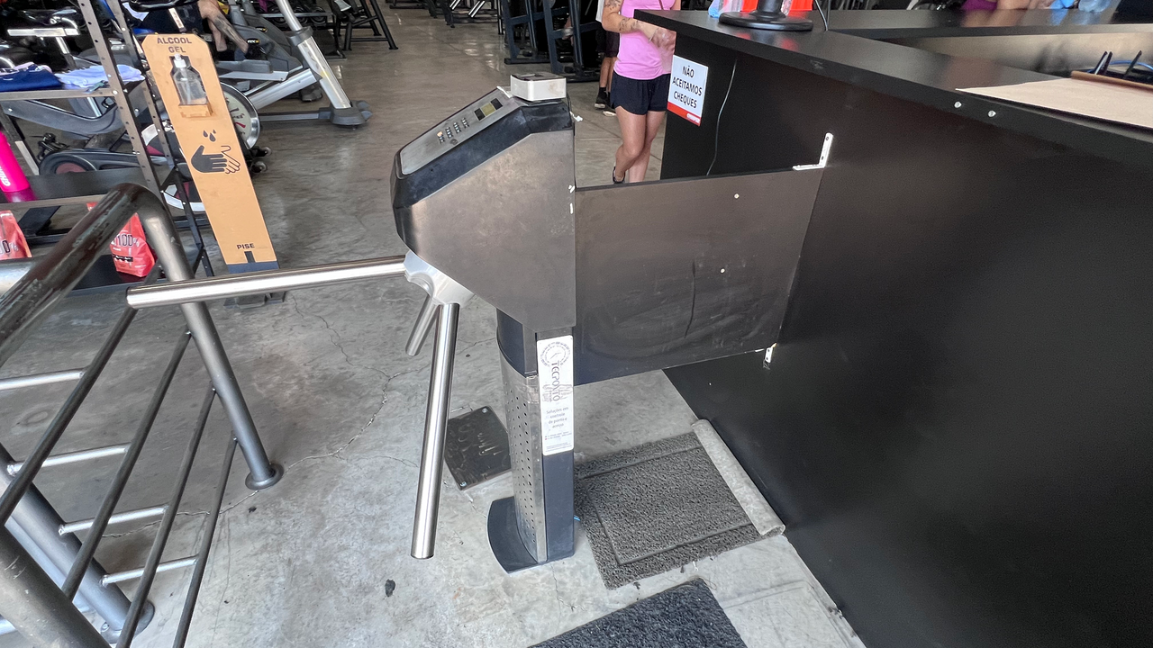 Imagem da estrutura da academia