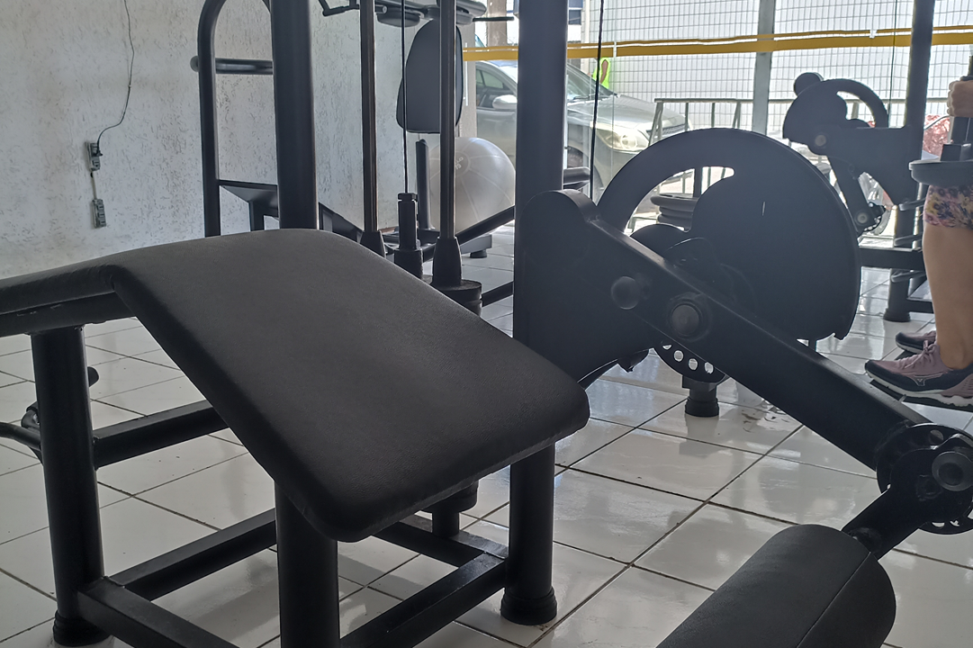 Imagem da estrutura da academia