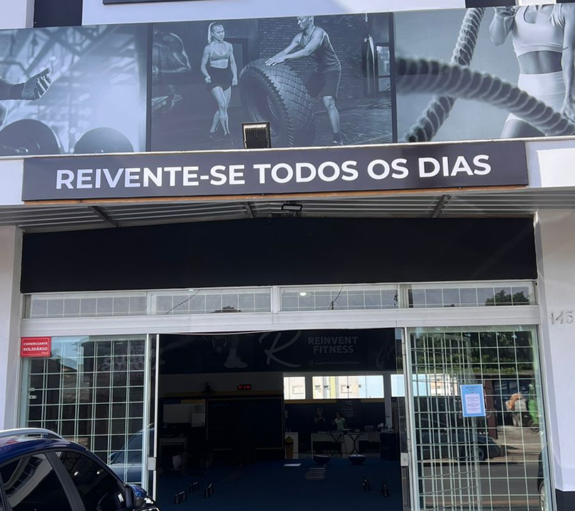 Imagem da estrutura da academia