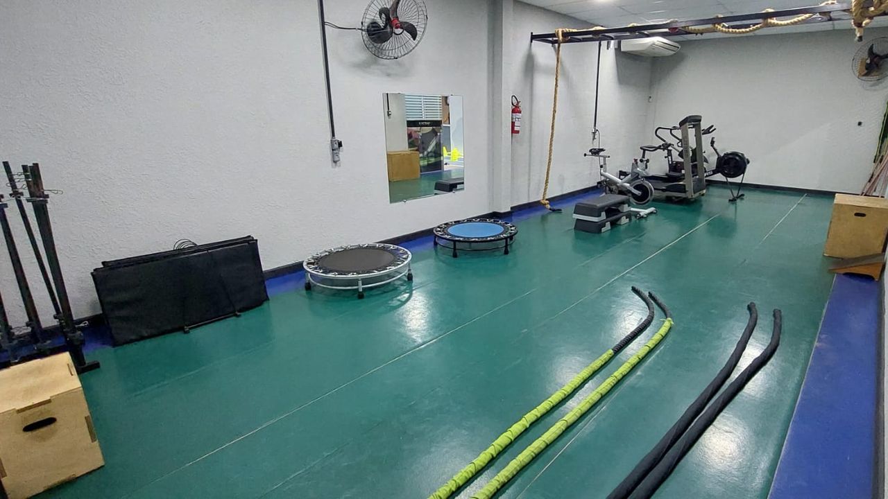 Imagem da estrutura da academia