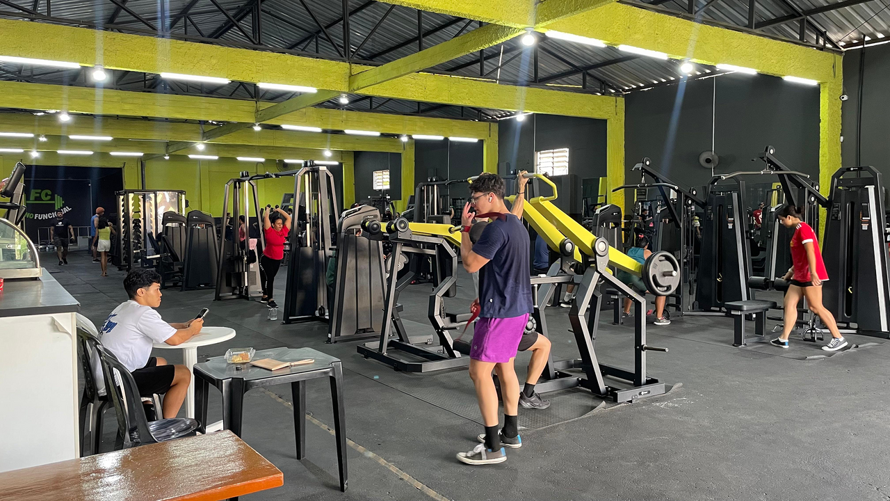 Imagem da estrutura da academia