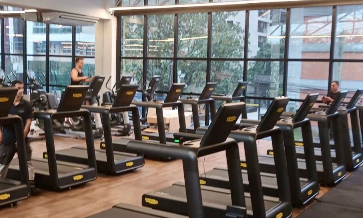 Imagem da estrutura da academia
