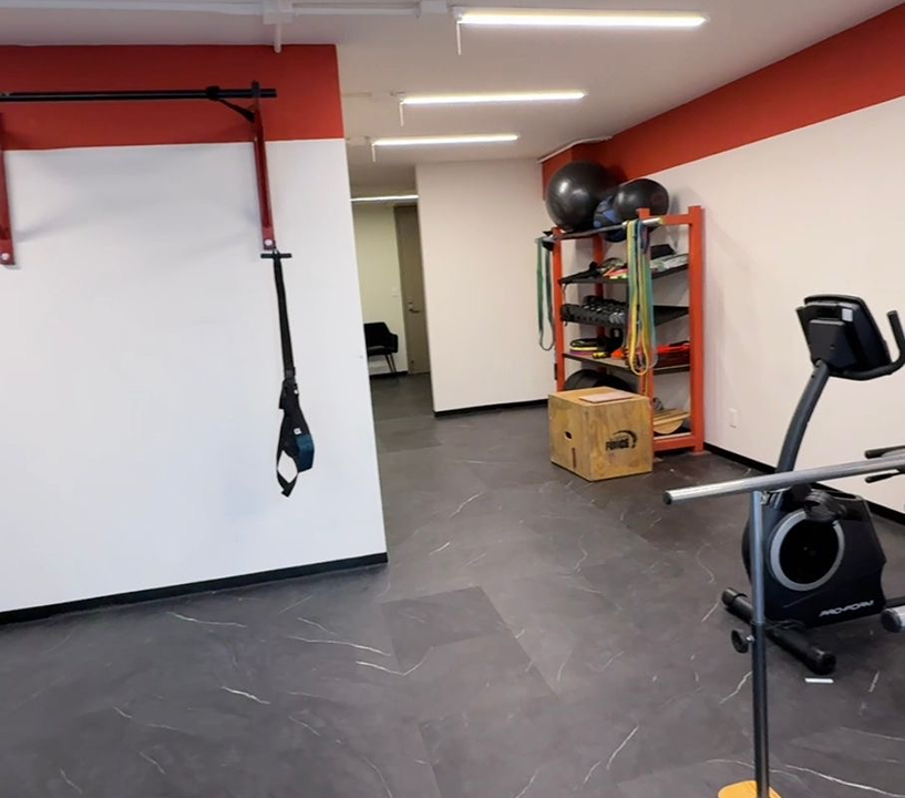 Imagem da estrutura da academia