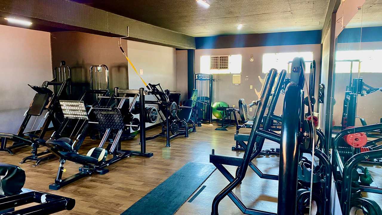 Imagem da estrutura da academia