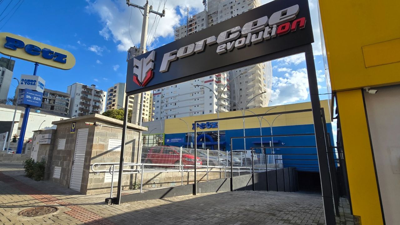 Imagem da estrutura da academia