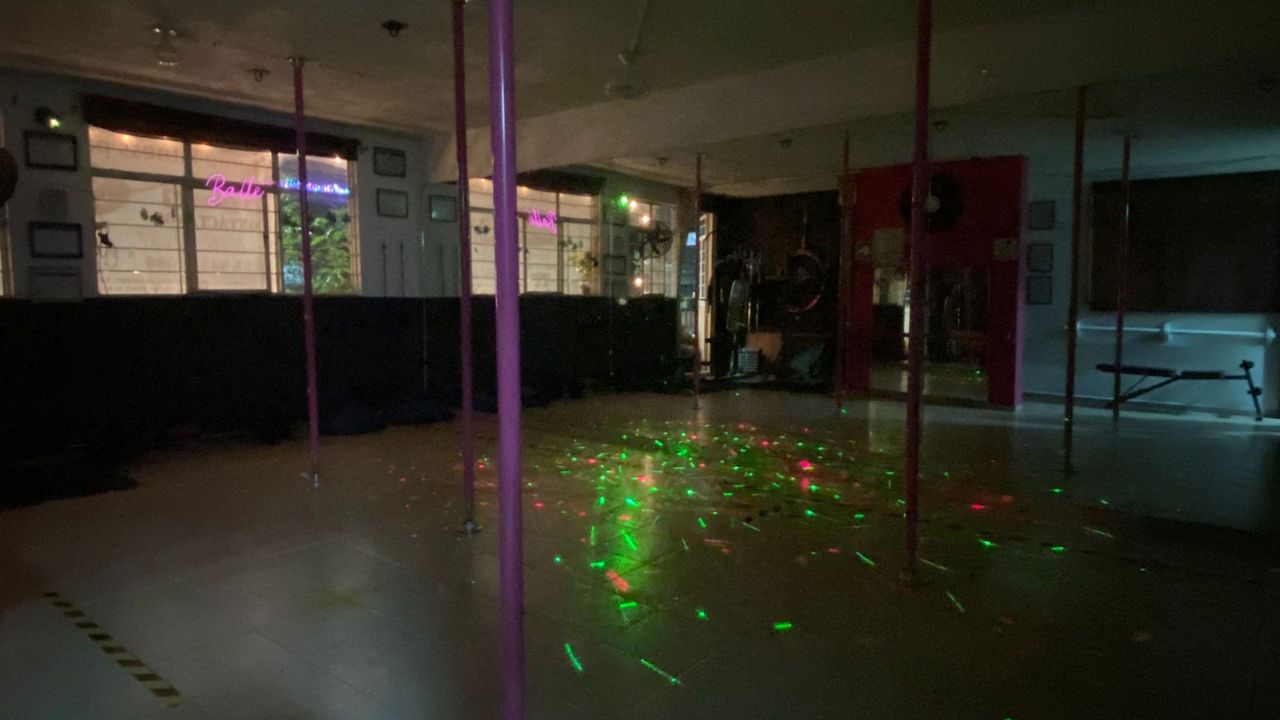 Imagem da estrutura da academia