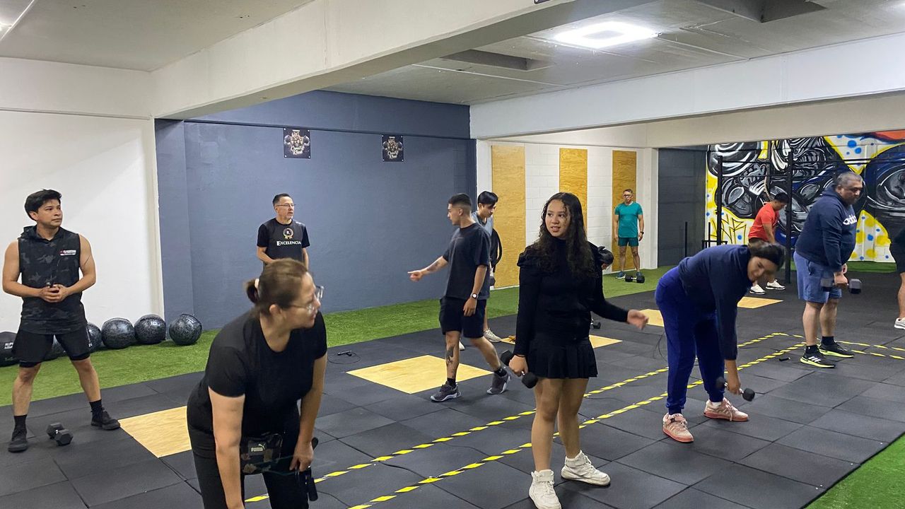 Imagem da estrutura da academia