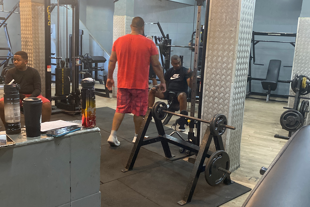 Imagem da estrutura da academia