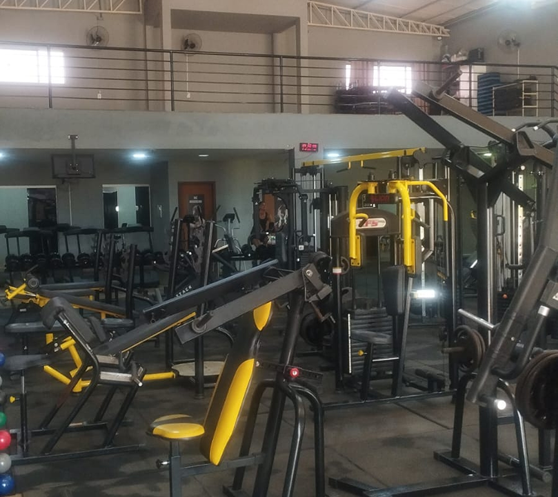 Imagem da estrutura da academia