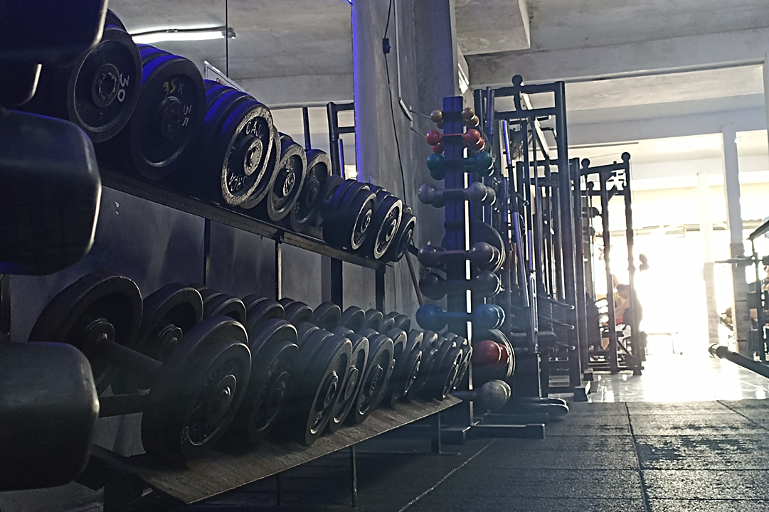 Imagem da estrutura da academia