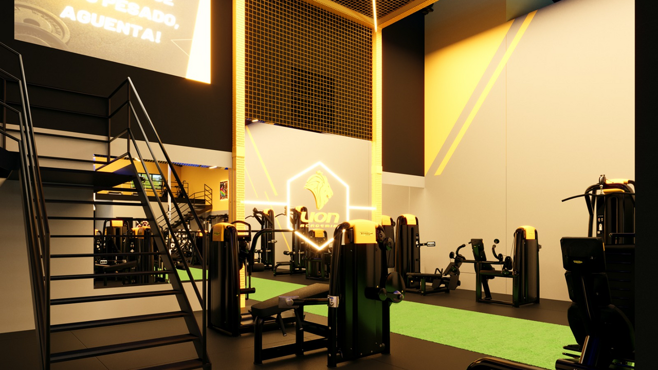 Imagem da estrutura da academia