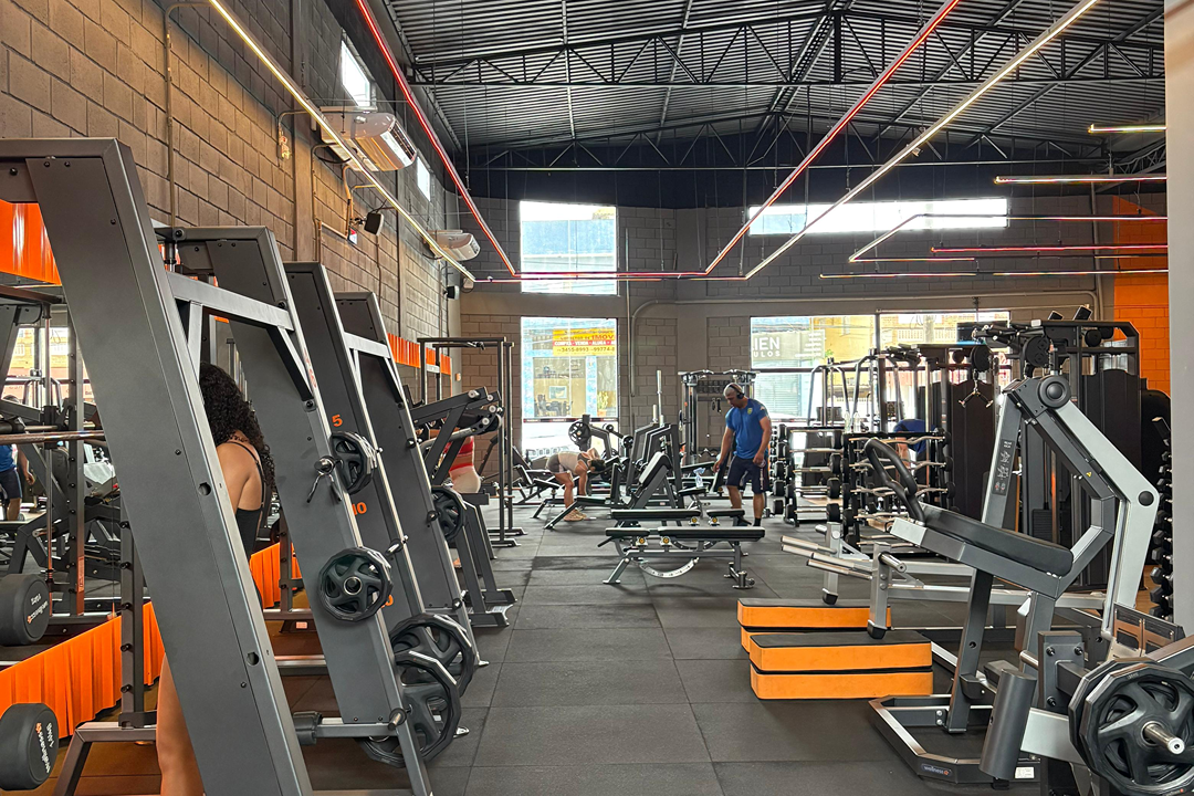 Imagem da estrutura da academia