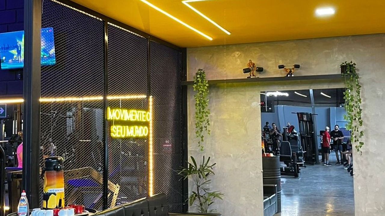 Imagem da estrutura da academia