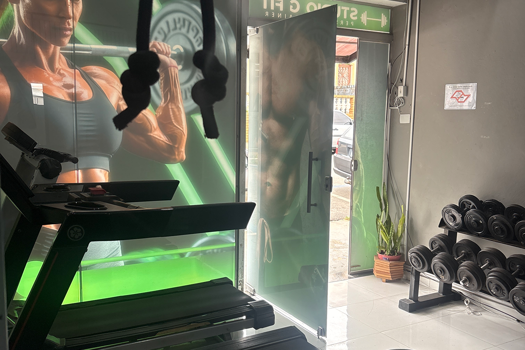 Imagem da estrutura da academia