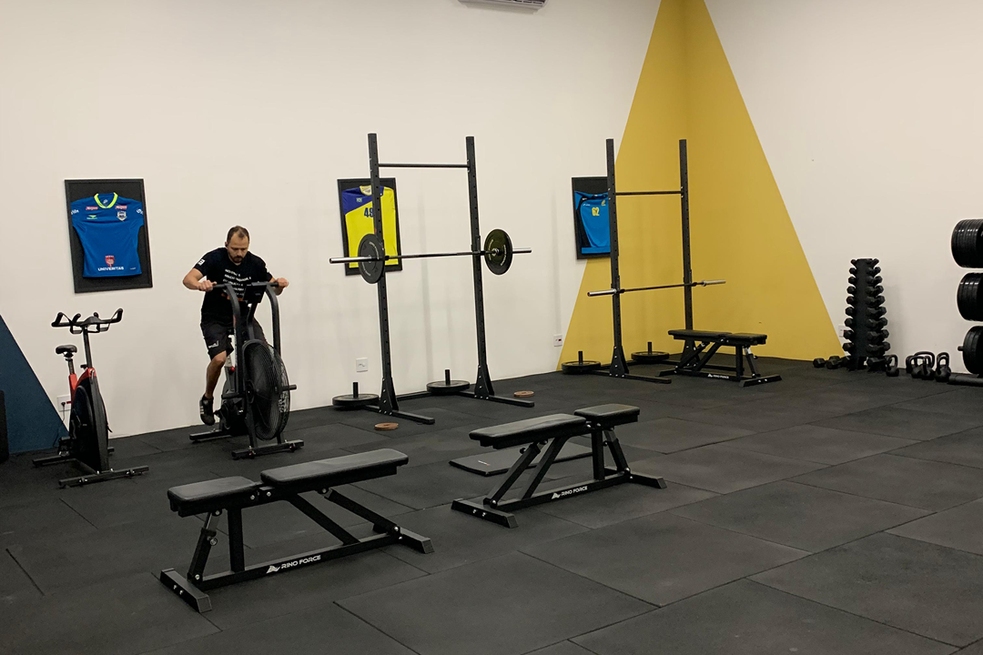 Imagem da estrutura da academia