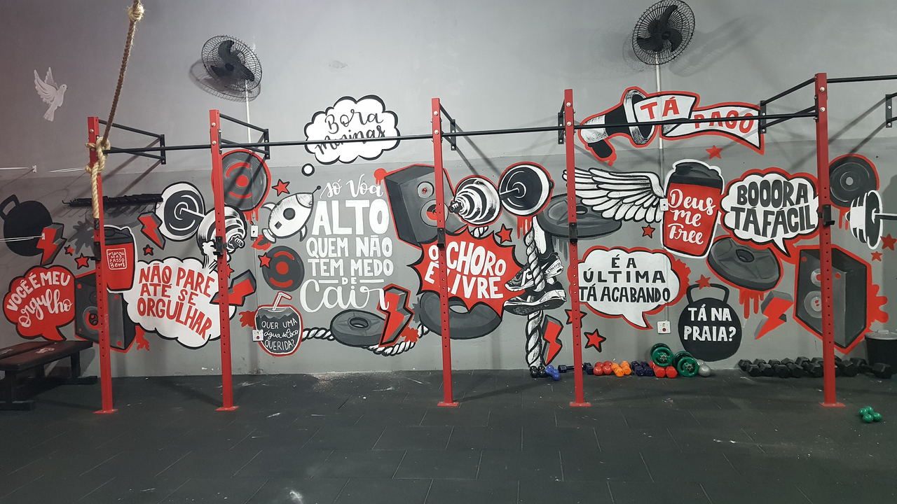 Imagem da estrutura da academia