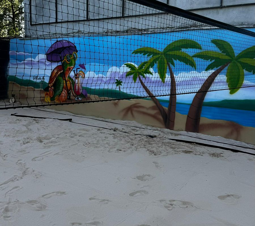 Imagem da estrutura da academia