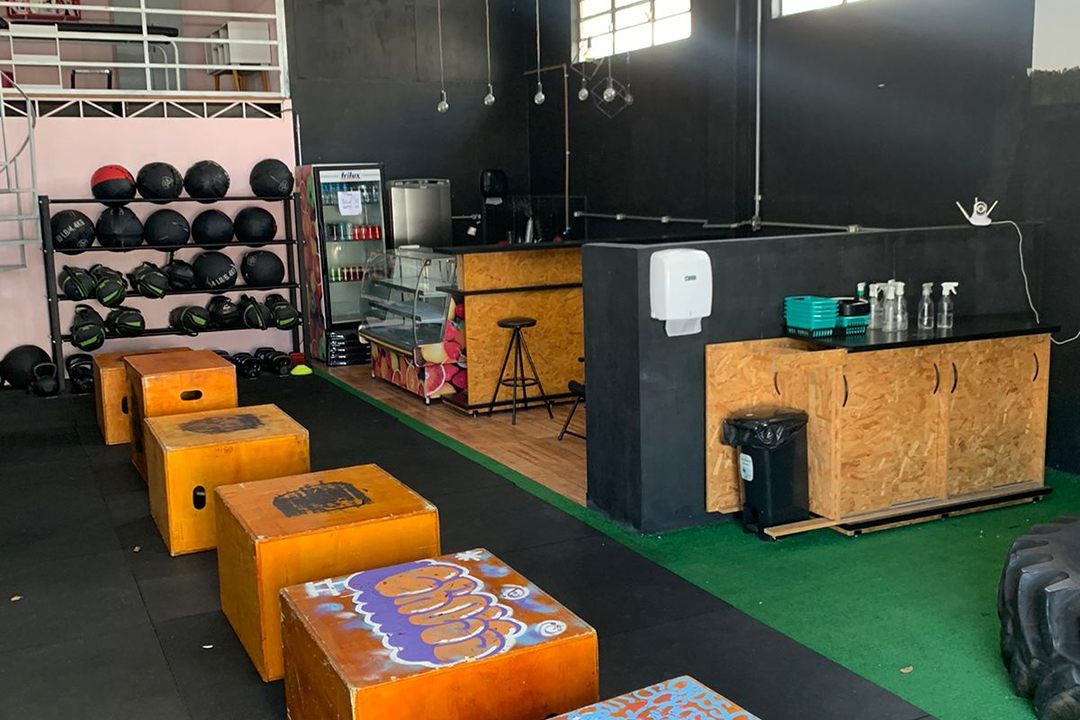 Imagem da estrutura da academia