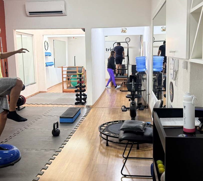 Imagem da estrutura da academia