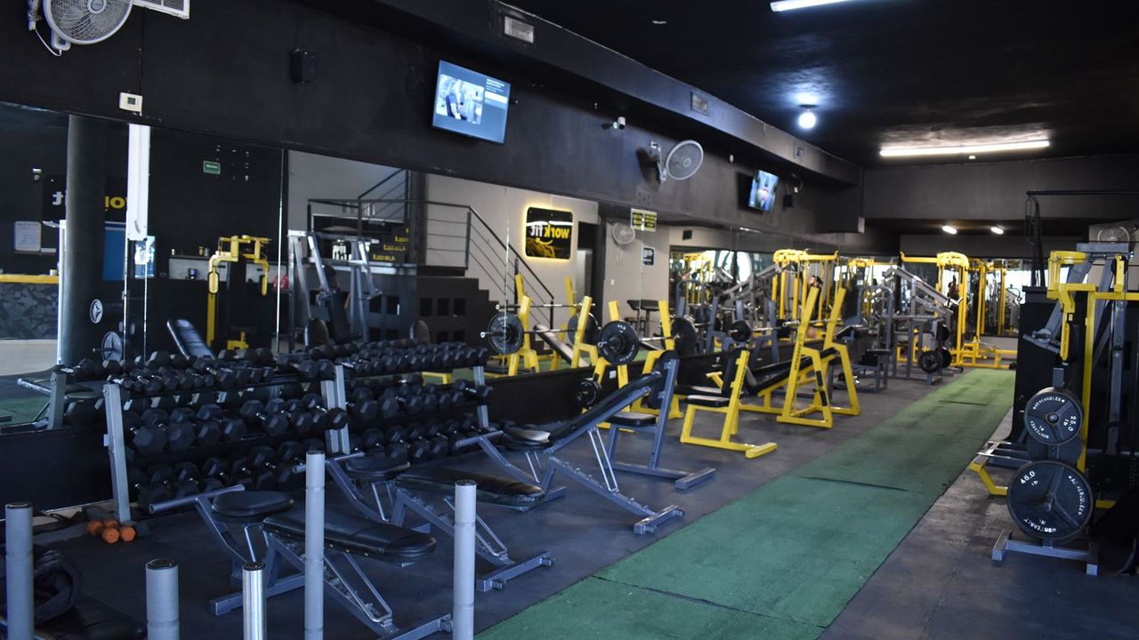 Imagem da estrutura da academia