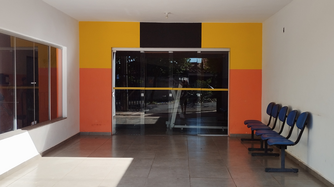 Imagem da estrutura da academia