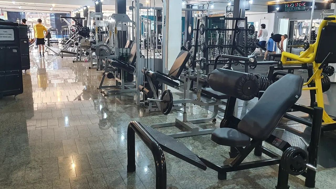 Imagem da estrutura da academia