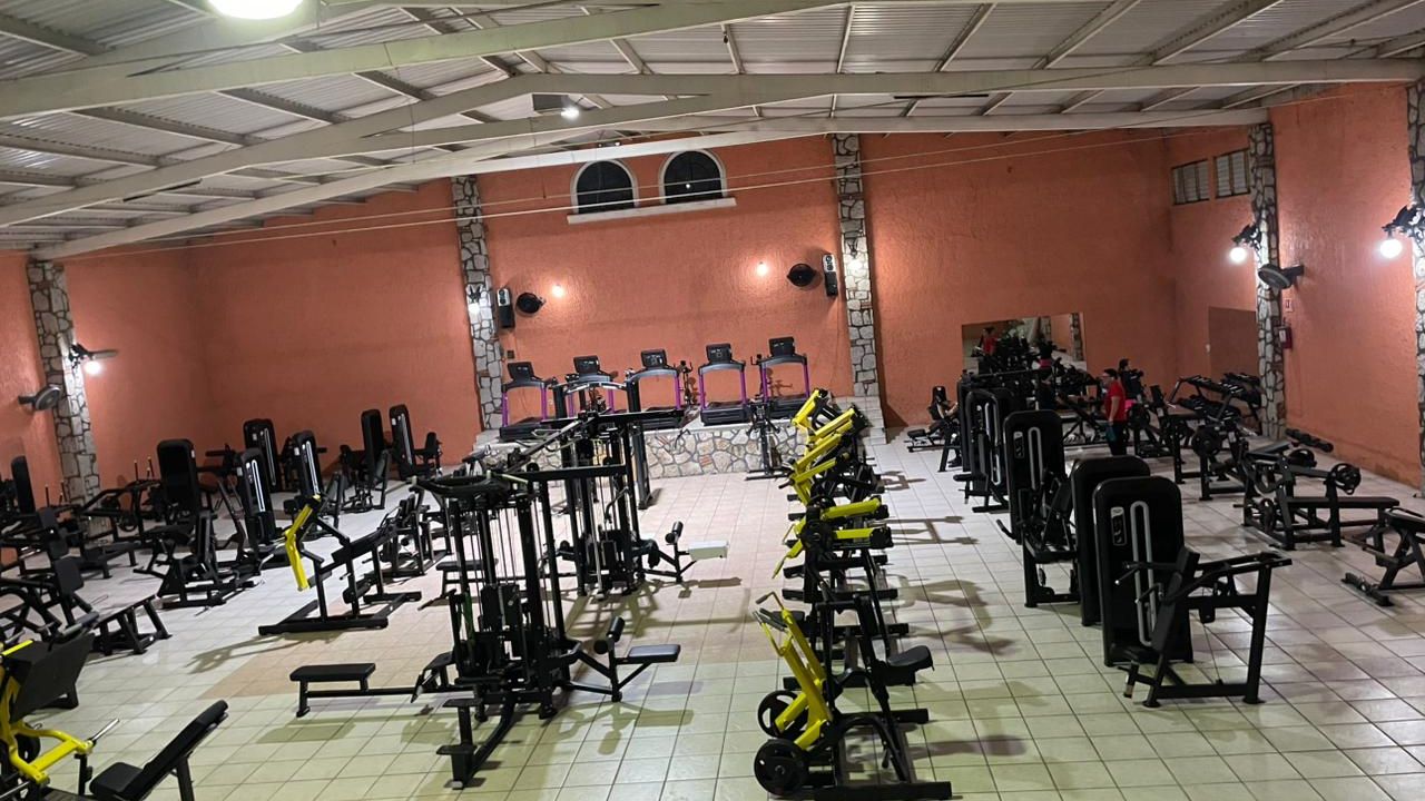Imagem da estrutura da academia