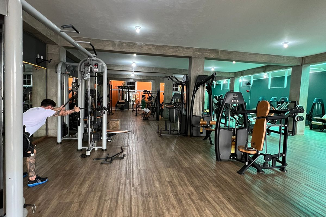 Imagem da estrutura da academia