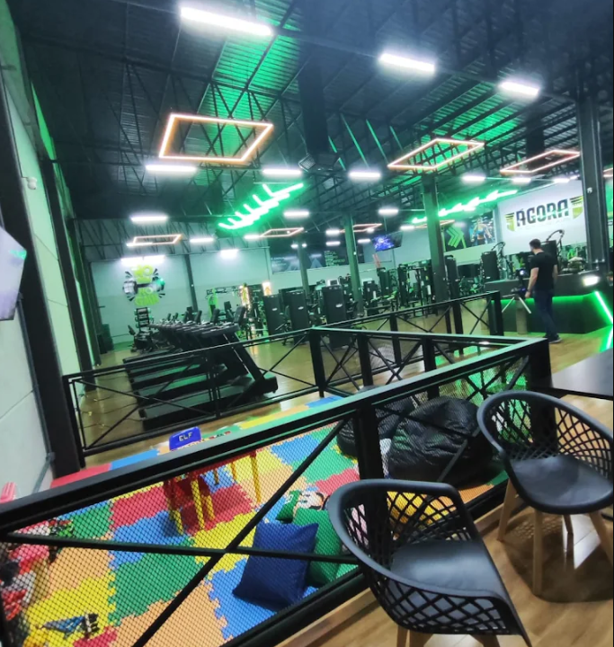 Imagem da estrutura da academia