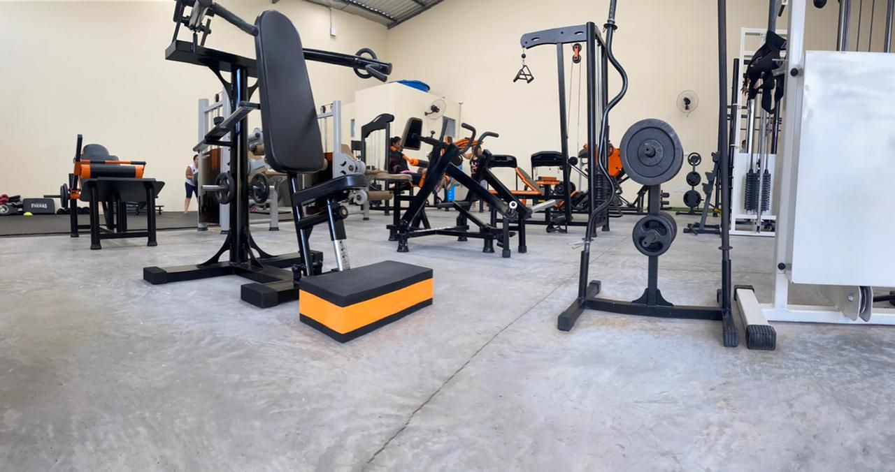 Imagem da estrutura da academia