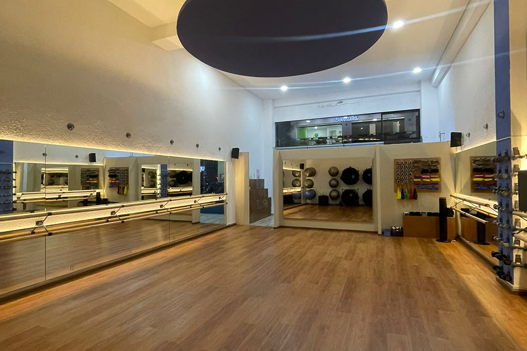 Imagem da estrutura da academia